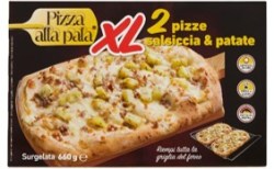 Pizza pala XL salsiccia e patate Mediterranea Surgelati Teramo Abruzzo